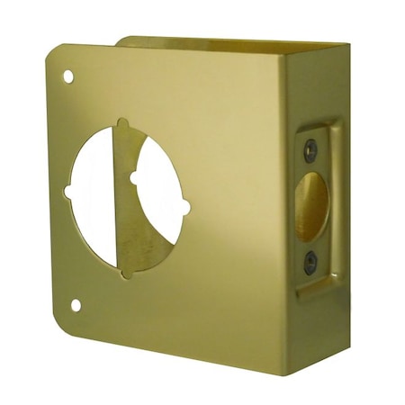 Don-Jo Classic Wrap Around for Cylindrical Door Lock with 2-1/8" Hole with 2-3/4" Backset and 1-3/4" Door CW81PB